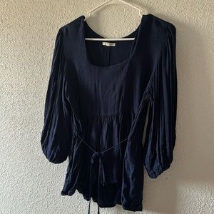 Maurice’s M blue blouse